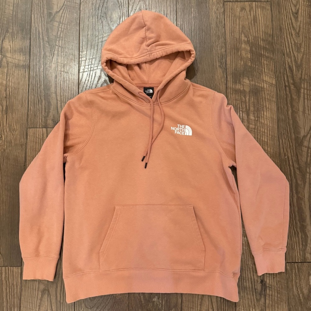 The North Face Light Pink/Orange Hooded Sweatshirt‎ Hoodie Women’s Size Medium